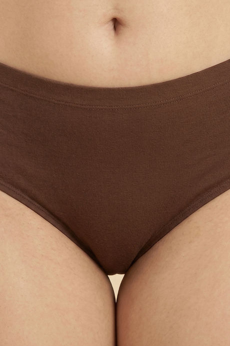 Zivame Medium Rise Full Coverage Hipster Panty (Pack of 2) - Multicolor — image 9